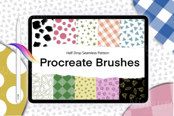 Brushes Pattern Procreate Design for DIY: A Creative Tool for Digital Artists