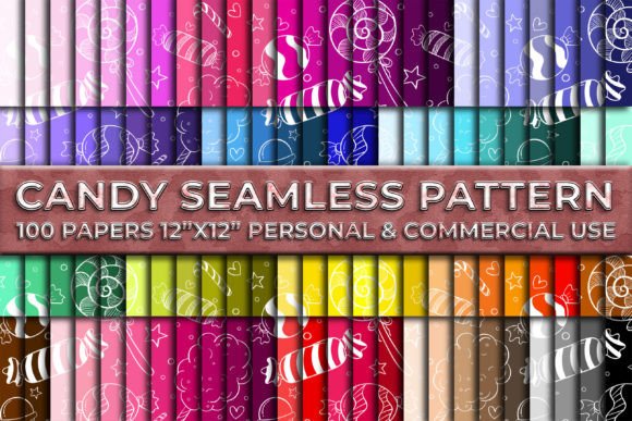 Chocolate Candy Pattern Digital Paper: A Versatile Resource for Creative Projects