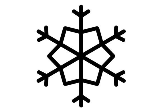 Crystal Snow Illustration for Creative Projects