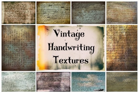 Vintage Handwriting Textures